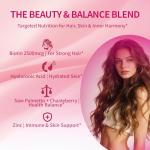 Warmbioder Saw Palmetto for Women Gummies,Organic Saw Palmetto with Pumpkin Seed Oil for Hair Growth,Urinary Health, Sugar Free, Vegan,Cranberry Extract Gummies