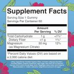 MaryRuth Organics Calm Magnesium Citrate Gummies | 2 Month Supply | Sugar Free | Magnesium Supplement for Adults | Stress Relief | Bone Health | Vegan | 60 Count