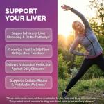 Clean Nutraceuticals Liver Cleanse Detox & Repair | Milk Thistle Supplement + NAC, TUDCA, Dandelion Root, Artichoke, Choline, Ginger, Beet Root, Burdock, Taurine, Liver Support 90 Capsules