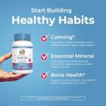 MaryRuth Organics Calm Magnesium Citrate Gummies | 2 Month Supply | Sugar Free | Magnesium Supplement for Adults | Stress Relief | Bone Health | Vegan | 60 Count