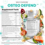 Allin1 Calcium Magnesium Zinc Supplement with Potassium, Copper, Strontium, Silica, Vitamin D3 K2, Boron, Vitamin B1 B12 Red Clover Herb Alfalfa Basil Pills for Men & Women Clean Nutra Osteo Defend