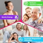 Magnesium Complex Gummies – with 12 Forms of Magnesium Plus Vitamins B6, B12 & C. Vegan Strawberry Gummies to Support Mood, for Adults, 60 Count