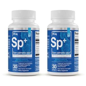 Essential Elements Saw Palmetto Plus - Promotes Bladder & Urinary Health - Prostate Support Supplement for Men with Pumpkin & Cranberry Seed Oil - 30 Count (2 Pack)