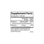Carlson - A & D, 10000 IU (3000 mcg RAE) Vitamin A, 400 IU (10 mcg) Vitamin D3, Vision Support, Skin Health, 100 Soft Gels