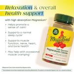 MegaFood Magnesium Citrate Gummies, High Absorption Magnesium Supplement for Adults, Teens & Kids, Supports Nerve Health, Normal Sleep Cycle & Occasional Muscle Cramps, 60 Vegan Gummies, 60 Servings