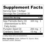 Essential Elements Saw Palmetto Plus - Promotes Bladder & Urinary Health - Prostate Support Supplement for Men with Pumpkin & Cranberry Seed Oil - 30 Count (2 Pack)