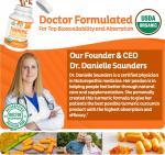 Organic Turmeric Curcumin with Black Pepper Extract 2000mg - High Absorption Ultra Potent Supplement - 95% Curcuminoids - Vegan, Non GMO - 120 Capsules