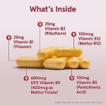 Jarrow Formulas B-Right Vitamin B Complex Formula - 100 Veggie Caps - Cellular Energy & Metabolism Support - Supports Brain, Cellular & Cardiovascular Health - 100 Servings