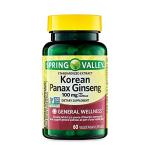 Convergence Korean Panax Ginseng Vegetarian Capsules, 100 mg, 60 Count