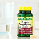 Convergence Korean Panax Ginseng Vegetarian Capsules, 100 mg, 60 Count