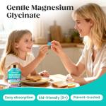 60 Day Supply Magnesium Glycinate 400mg Gummies with Ashwagandha, L-Theanine, CoQ10, Vitamin D3 & B6, Sugar Free Magnesium Gummies for Adults & Kids, Stress Relief, Sleep & Calm, Vegan, Gluten Free