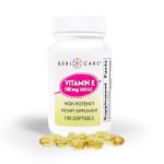 GeriCare High-Potency Vitamin E Capsules – 400 IU for Skin & Immune Support, 180mg | 100 Count | Organic Vitamin E for Women and Men