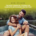 GeriCare High-Potency Vitamin E Capsules – 400 IU for Skin & Immune Support, 180mg | 100 Count | Organic Vitamin E for Women and Men