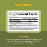 Natural Factors HerbalFactors Premium Milk Thistle, Liver Health Formula, 60 Capsules