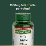 Nature's Bounty Milk Thistle Value Size, 200 Softgels