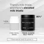 Toniiq Milk Thistle - Ultra High Potency 50:1 Extract with 80% Silymarin - Highly Concentrated - Third-Party Lab Tested - 240 Capsules