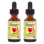 CHILDLIFE ESSENTIALS Echinacea for Kids - Kids Echinacea Drops, Liquid Tincture, Alcohol Free Supplement for Babies, Toddlers, Children - Natural Orange, 1 Fl Oz (Pack of 2)