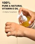 Yoken Vitamin E Oil 16 Fl Oz Vitamina E Oil for Skin Bulk Vitamine oils for Face,Cold Pressed Hexane Free Formula Liquid Perfect Care Bath and Body oils