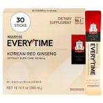 JUNG KWAN JANG Everytime Korean Red Ginseng Extract Stick 2,000mg Signature - Adaptogen Energy Drink, Liquid Stick Supplements with Propolis - Energy Boost & Immune Support, Caffeine Free (30 Sticks)