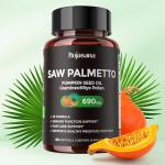 HojaSana Saw Palmetto for Men Prostate Health Supplement, Pharmaceutical Grade - DHT Blocker - Graminex | Pumpkin Seed Oil | Nettle Supports Urinary Function & Hair Loss Prevention, 60 softgels