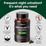 HojaSana Saw Palmetto for Men Prostate Health Supplement, Pharmaceutical Grade - DHT Blocker - Graminex | Pumpkin Seed Oil | Nettle Supports Urinary Function & Hair Loss Prevention, 60 softgels
