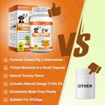 Turmeric for Dogs, 180 Turmeric Curcumin Tablets Supports Heart, Immune System Booster, Hip & Joint Support, Dog Pain Relief, Pet Supplement Treats for All Breeds Dogs & Ages - 180 Tablets / 5.1 OZ