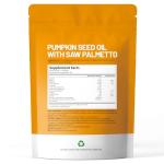 VivoNu Pumpkin Seed Oil with Saw Palmetto Capsules | Cold Pressed, Pure Virgin Oil, Essential Fatty Acids & Phytosterols | 300 SoftgelsSupports Hair, Urinary, Bladder & Prostate Health | Non-GMO