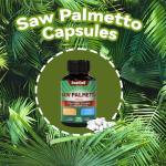 EAZGOO Saw Palmetto Supplement, Saw Palmetto Extract 750mg, with Lycopene, Pumpkin Seed Powder, for Men and Women,Non-GMOs & Gluten, Vegan, 90 Count Capsules（Pack of 2）
