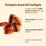 Micro Ingredients Pumpkin Seed Oil with Saw Palmetto, 150 Softgels | Cold Pressed, Pure Virgin Oil, Essential Fatty Acids, & Phytosterols | Natural Herbal Supplement | Non-GMO