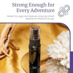 Infinity Jars 5 Ml (.17 fl oz) Black Ultraviolet Glass Fine Mist Spray Bottle Cleaning Products Refillable Containers Homemade Perfume Blends Room, Sprays Bath Beauty Hair, Screw Top Bottles 3-Pack