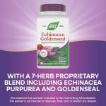Nature's Way Premium Blend Echinacea Goldenseal 900 mg per Serving 180 Capsules