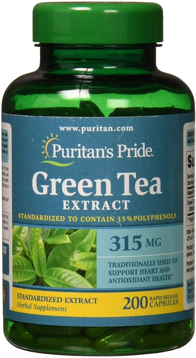 Puritan's Pride Green Tea Standardized Extract 315 mg