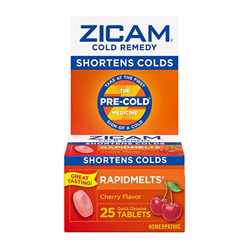 Zicam Zinc Cold Remedy RapidMelts Cherry 25ct