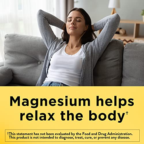 Nature Made Magnesium Oxide 250 mg - 200 Tablets