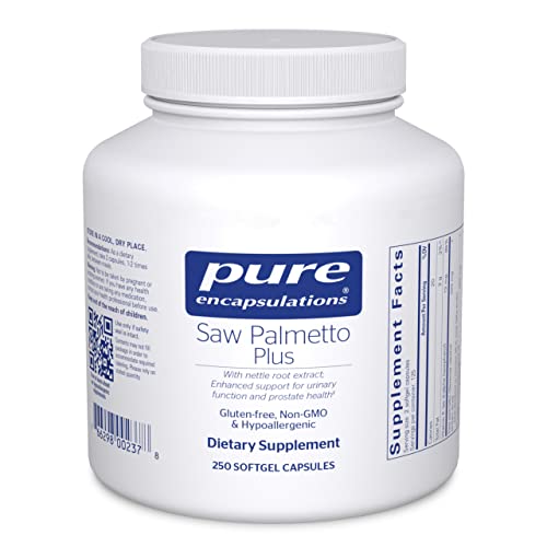 Saw Palmetto Plus with Nettle Root Extract: 250 Capsules