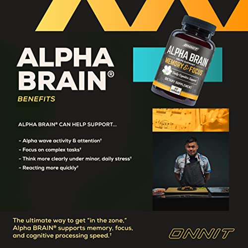 ONNIT Alpha Brain Premium Nootropic - 90ct