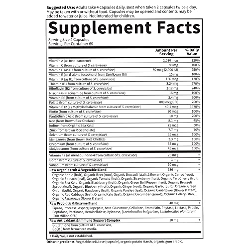 Garden of Life Women's Whole Food Multi - 240 Capsules