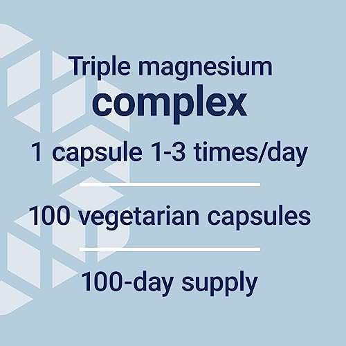 Magnesium Capsules for Cardiovascular Health - 100ct