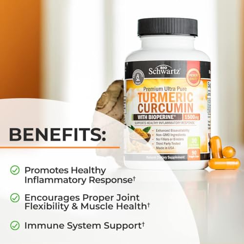 Turmeric Curcumin BioPerine 1500mg Highest Potency Premium  EXP 08/2024