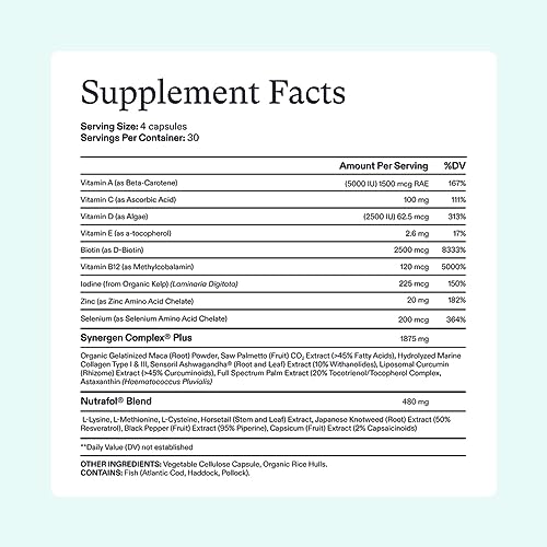 Nutrafol Women's Balance Hair Growth Supplements - 1 Month