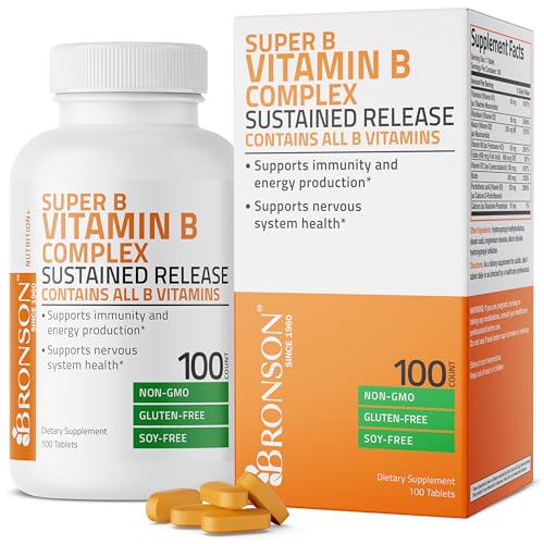 Bronson Super B Vitamin Complex - 100 Tablets