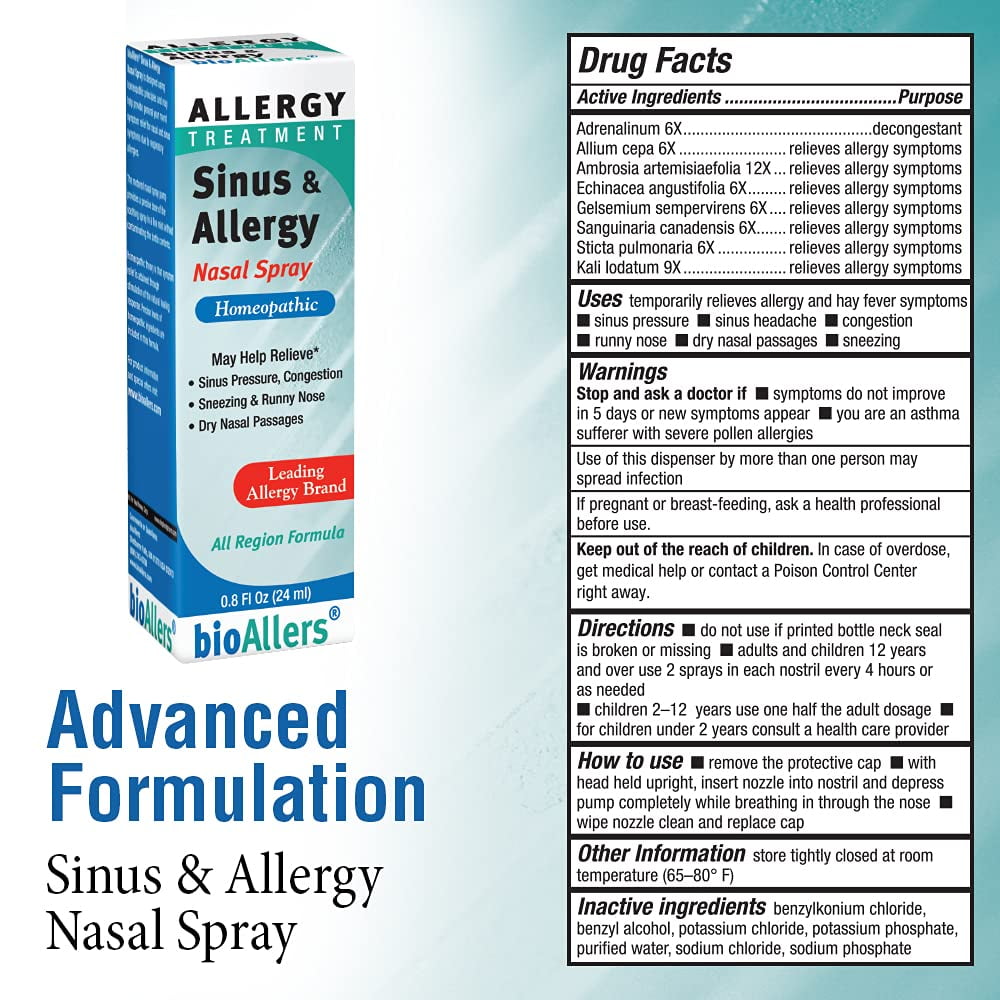 Fast-Acting Homeopathic Allergy Relief Nasal Spray