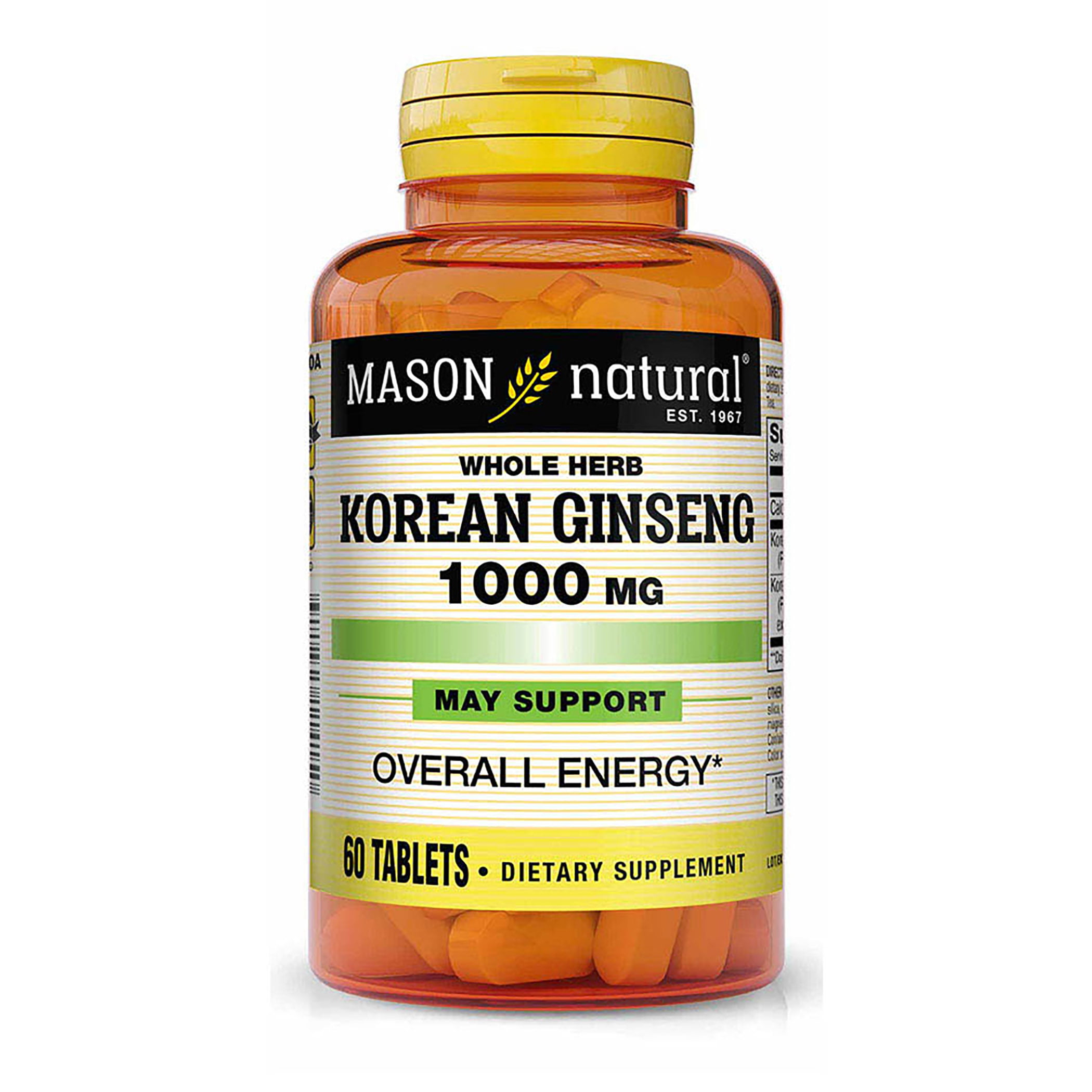 Korean Panax Ginseng Tablets - Energy and Focus