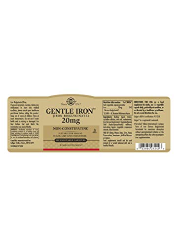 Solgar Gentle Iron for Sensitive Stomachs - 180 Count