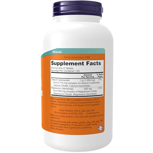High Potency Calcium & Magnesium Tablets for Bone Health