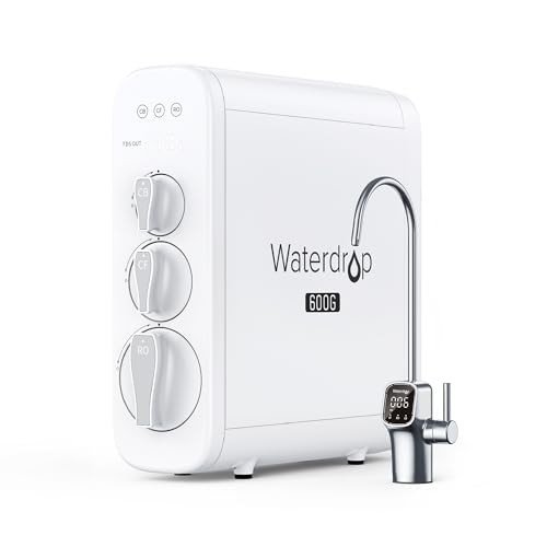 Waterdrop RO System, NSF/ANSI 58 & 372 Cert., 600 GPD