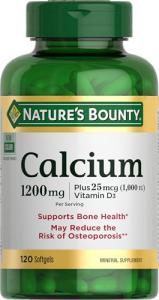 2-Pack Nature's Bounty Calcium + D3 Softgels (240)