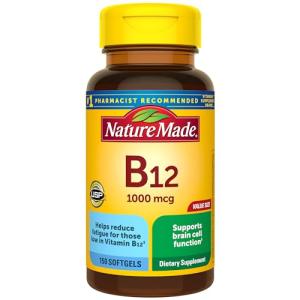 Nature Made B12 1000 mcg Energy Support Softgels