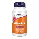 NOW Vitamin A Softgels, 25,000 IU, 250 Count