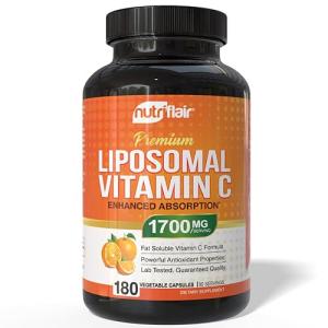 Liposomal Vitamin C 1700mg - 180 Vegan Capsules